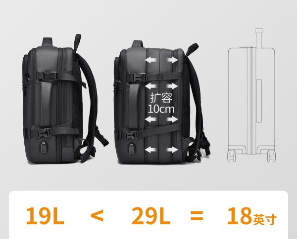Coded Expandable Backpack