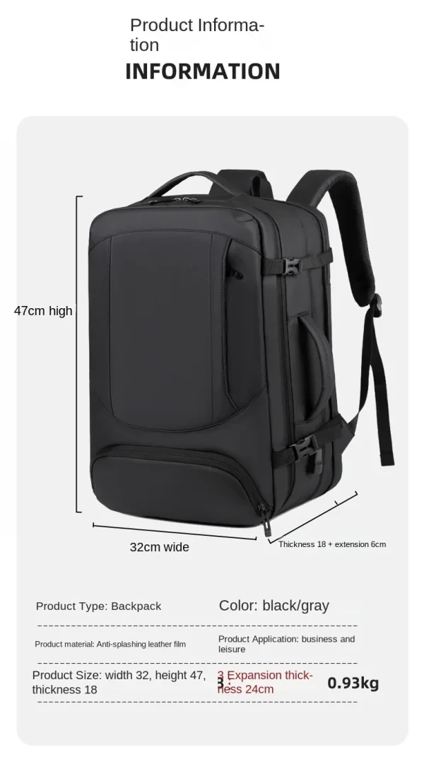 Shoe Compartment Backpack