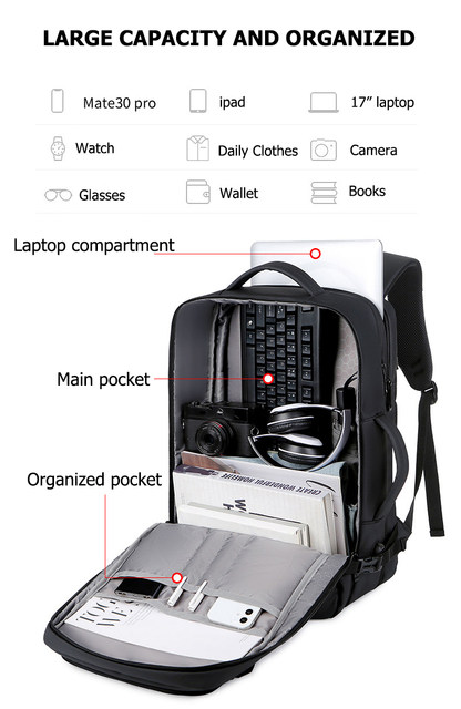 crosstten expandable backpack