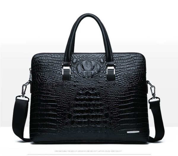 Croc Leather Bag