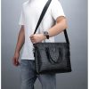 Croc Leather Bag
