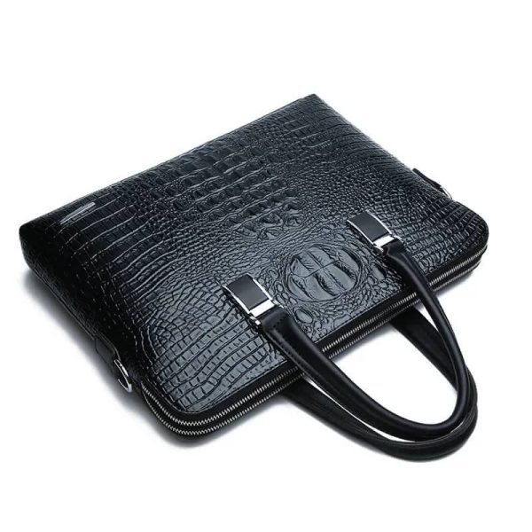 Croc Leather Bag